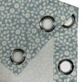 thumbnail image 4 of Ambesonne Ivory and Blue Grommet Curtain, Nature Floral Petals, 50" x 72", Ivory Slate Blue, 4 of 6
