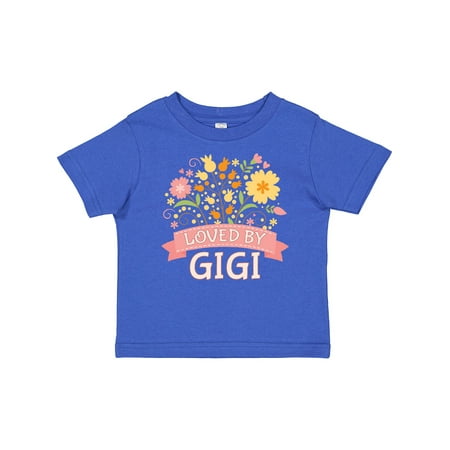 

Inktastic Grandchild Loved by Gigi Grandma Gift Baby Girl T-Shirt