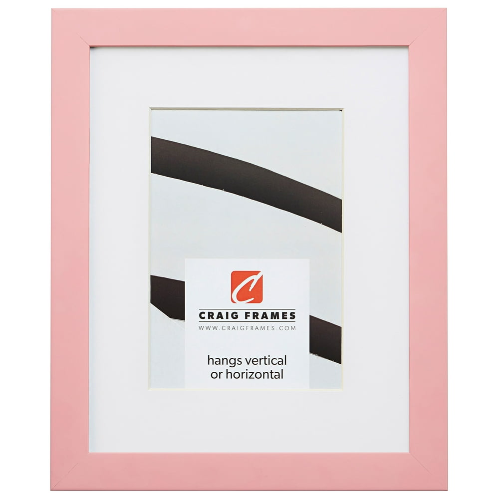 Craig Frames Confetti, 14x18 inch Modern Light Pink Picture Frame