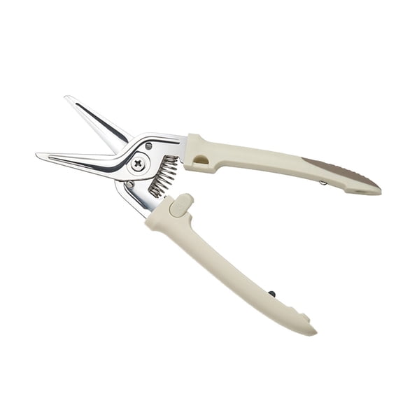 Stainless Steel Kitchen Scissors, Ultra Sharp Multipurpose Poultry Shears for Cutting Chicken Bones Meat Fish, Heavy Duty Kitchen Shears, Dishwasher Safe Utility Scissors with Storage Box, White