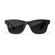 Ray-Ban Meta (Gen 1), Wayfarer, Matte Black, Polarized Gradient Graphite Lenses | Smart AI Glasses