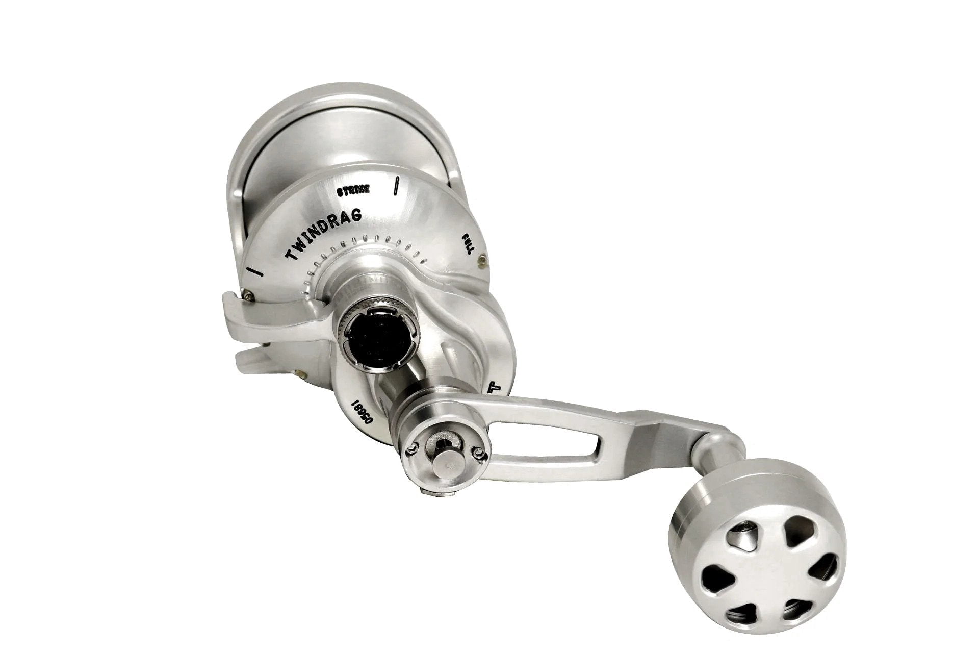 Accurate Valiant 500 Two Speed Reel - BV2-500-S - Silver - Right