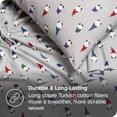 thumbnail image 4 of Bare Home 100% Double Brushed Cotton Flannel Sheet Set, 4 of 5