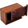 thumbnail image 5 of Paw Engraved Rosewood Pet Urn for Dogs Cats Memorial Keepsake Urns for Ashes, Photo Wooden Box Cremation Urn (100 Cubic in, Angel Wing - Black), 5 of 5