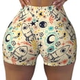 thumbnail image 2 of Picia Rockets Printed Workout Shorts for Women Seamless Scrunch Butt Lifting High Waisted Yoga Gym Booty Running Moisture-wicking Short Pants-XX-Large, 2 of 9