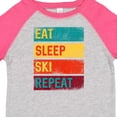 thumbnail image 4 of Inktastic Skiing Eat Sleep Ski Repeat Boys or Girls Toddler T-Shirt, 4 of 5