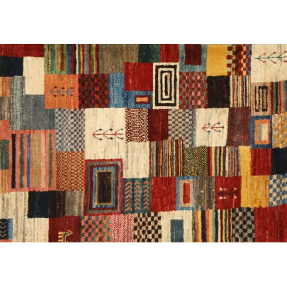 Ahgly Company Machine Washable Indoor Rectangle Contemporary Tomato Red Area Rugs, 5' x 8'