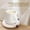 White, variant on Qnjujn Smart Adjustable Cup Warmer Mat â 55°C/65°C/75°C Temperature Control for Coffee Tea Mug â Auto Shut-Off USB Powered Desktop Beverage Heater for Office Home