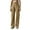 Khaki, variant on Xiaoxuuuu Womens Parachute Pants Baggy Cargo Pants Drawstring Low Waisted Parachute Pants With Pockets Tan Sweatpants Women