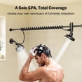 thumbnail image 4 of Dual Shower Head with Original Adjustable Slider, High Pressure Double Shower Head for Two People Rod, 2 Showerhead System for Couples, Renter-Friendly, SPA-Like, Gift for Women Men, Chrome, 4 of 9