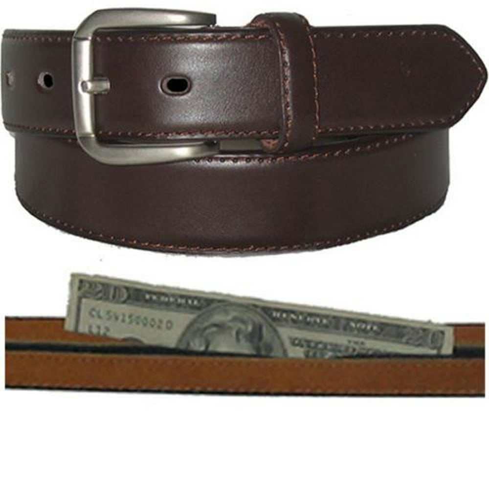 Leatherboss Mens Leather Money belt by Leatherboss