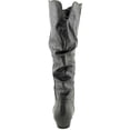 thumbnail image 5 of Womens Cliffs by White Mountain Funhouse Wide Calf Boots, Black/Smooth, 5 of 5