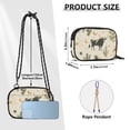 thumbnail image 4 of FORMRS Mini Crossbody Bag for Women Adjustable Rope Shoulder Casual Phone Purse, Cowboy Pattern, 4 of 7