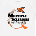 thumbnail image 4 of Inktastic Multiple Sclerosis Awareness Butterfly Ribbon Boys or Girls Baby Bodysuit, 4 of 5