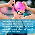 thumbnail image 3 of Sporti Latex-Free Thermal Swim Cap, Snug Fit & Anti-Slip, Lightweight Performance, 3 of 6