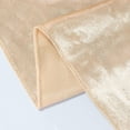 thumbnail image 4 of Efavormart Premium Velvet Round Tablecloth 132" Champagne - Soft & Reusable Table Cover, 4 of 4