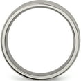 thumbnail image 2 of Titanium Polished Concave 6mm Beveled Edge Band (Size 6) Made In China tb44-6, 2 of 5