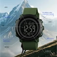 thumbnail image 4 of SKMEI Men Digital Watch Large Dial Youth Sports Waterproof Military Back Light Teenager Watch Army Green, 4 of 6