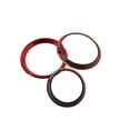 thumbnail image 4 of iFJF 3pcs Air Conditioner Climate Control Knob Outer Ring Covers Trim Red for Subaru Forester Impreza, 4 of 6