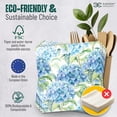 thumbnail image 3 of Servilletas European Excellency BLUE HYDRANGEA de 3 capas, tamaño almuerzo, 3 of 8
