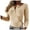Beige, variant on UTTOASFAY Women Long Sleeve Women Fashion O-Neck Solid Color Undershirt Long Sleeves Sweater T-Shirt Tops