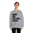 thumbnail image 3 of Postal worker Dad Fathers Day Birthday Ideas Sweatshirt, Gifts, Crewneck, 3 of 4