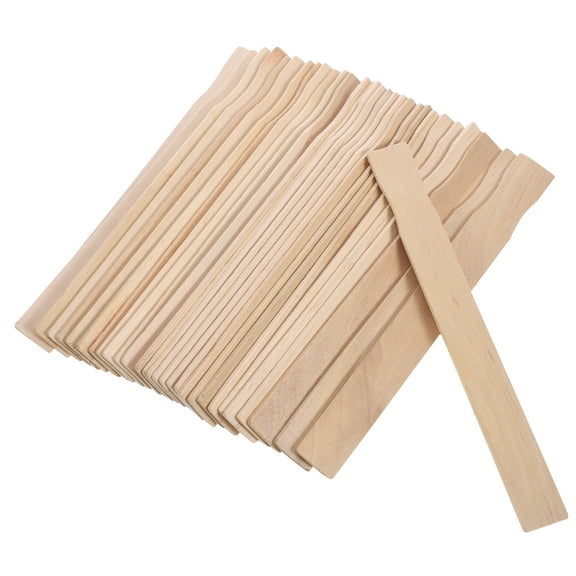 30pcs Beige Wood Paint Stirring Stick for Home Decorate Manual Operation Lightweight and Durable