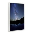 thumbnail image 3 of Stupell Industries Nebula Reflection in Lake Landscape & Nature Photography White Framed Art Print Wall Art, 12 x 18, 3 of 8