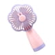 thumbnail image 3 of Mini ventilador de mano portátil USB recargable pequeño ventilador de bolsillo ventilador con pilas para viajar Taro rosa, 3 of 14