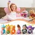 thumbnail image 5 of Keyohome 6Pcs Mini Baby Dolls,4" Newborn Dolls Gift Set,Cute Reborn Baby Dolls Toys for Kids 3+,with Animal Clothes, 5 of 11