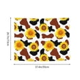 thumbnail image 4 of Sunflower Cow Tapestry for Bedroom - Tapestry Wall Hanging Wall Tapestry for Dorm Wall Decor Home Decoration , Aesthetic Funny Tapestry 29 x 37in, 4 of 5