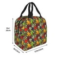 thumbnail image 2 of Pofeuu Begetable Print Lunch Bag Lunch Box Large Capacity Insulated Lunch Bag for Adult, Leakproof Reusable Lunch Tote Bags for Work, 2 of 5