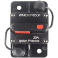 thumbnail image 2 of Disyuntor con reinicio manual 12V-36V DC Montaje en superficie impermeable para audio de automóvil Rv Marine Boat Truck Trolling Motors, 30-300A Altavoz de automóvil Fusible reiniciable MFZFUKR WRMH-950-7, 2 of 8