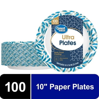 Upper Midland Products Small Paper Plates 4 Inch - 4 Inch Paper Dessert  Plates Biodegradable | White (White - 200)