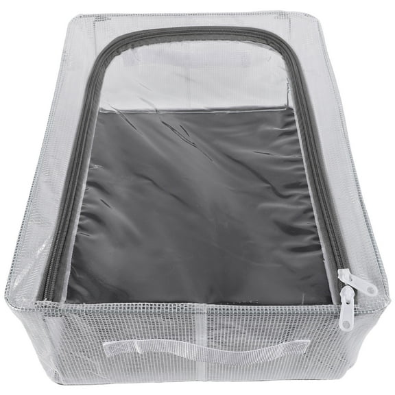 HOMEMAXS Baseball Cap Holder with Cover Space-Saving Hat Storage Box for Home and Travel Hat Organizer for Men and Women Portable Cap Case