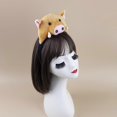 thumbnail image 3 of Adorable Pig Makeup Headpiece for Birthday Parties, Funny Hair Bands, Furry Hair Accessories for Kids, 3 of 5