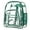 Green, variant on Heavy Duty Clear Backpack Durable See Through Student Transparent School Bookbag Deluxe High Quality Travel Daypack Hot Pink