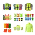 thumbnail image 2 of Chaleco reflectante para construcción, chaleco reflectante de seguridad, ropa reflectante para trabajos de tráfico, impresión, 2 of 4