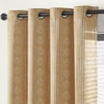 thumbnail image 2 of Cortinas Jinchan Blackout 95% Boho Amarillo Mostaza 160x160 cm, 2 of 9