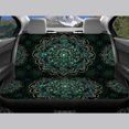 thumbnail image 4 of Qpednta Green Mandala Flower Automotive Seat Cover 4Pcs, Car with Front Drive Seat Cover and Rear Split Bench Cover, Auto Interior Decoration Fits most Cars, SUVs, and Trucks, 4 of 7