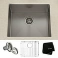 thumbnail image 2 of KRAUS Standart Pro 21" Undermount Single Bowl 16 Gauge Stainless Steel Kitchen Sink, 2 of 8