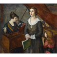 thumbnail image 2 of Leon Kroll 14x12 Black Ornate Wood Framed Double Matted Museum Art Print Titled: The Song (&nbsp;1919), 2 of 5