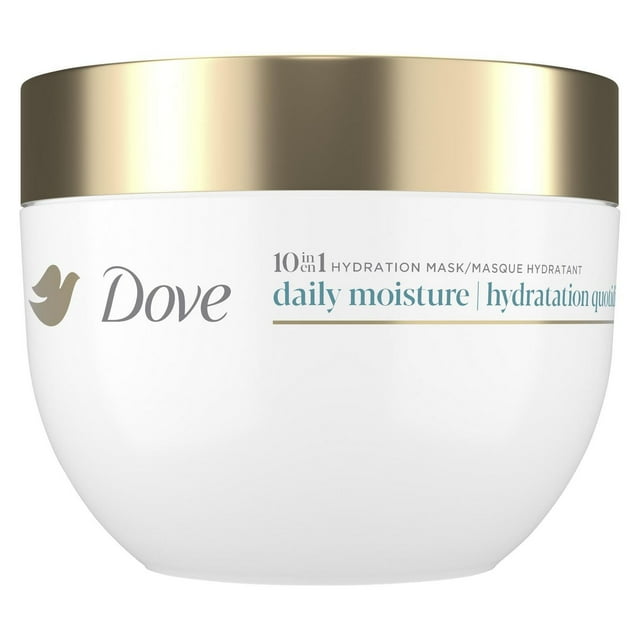 Dove Hydration Mask 10-in-1 Daily Moisture for Dry Hair with Hyaluronic Serum, 260 g