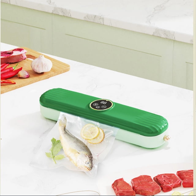 Danhjin Sealer High-power LCD Screen Vacuum Sealing Machine Household Fully Automatic Vacuum Packaging Machine Plastic Sealing Machine Pumping Food Vacuum Sealing Machine