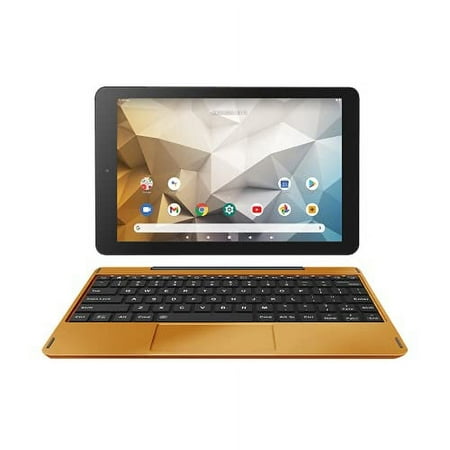 RCA 10 Inch 2GB RAM 32GB Storage Quad-Core IPS HD Touchscreen WiFi Bluetooth with Detachable Keyboard Android 10 Tablet Bundle w/32GB SD Card (Black Beauty)