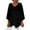 Black, variant on Oalirro Black Womens Long Sleeve Tops Dressy V Neck Solid Womens Blouses Casual Summer