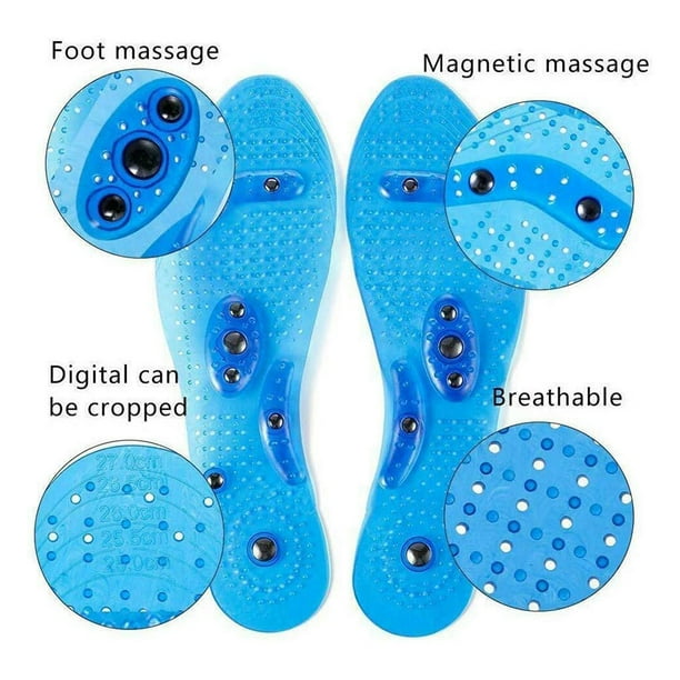 Magnetic clearance massage insoles