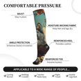 thumbnail image 3 of Bixox Forest Maple Leaf Husky Print Compression Socks,Compression Socks Women & Men Circulation for Medical,Running,Athletic, 3 of 7