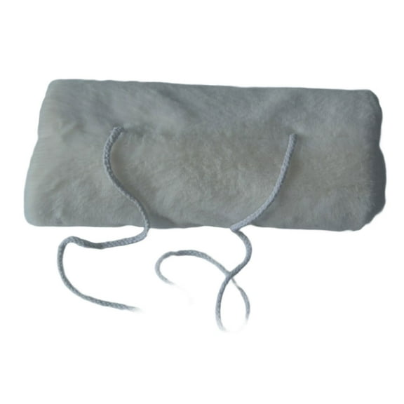 Winter Warm Plush Hand Muff for Adult Faux Furs Hand Muffs with Pocket for Outdoor Activity Indoor Office Arm Warmer