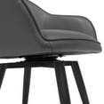 thumbnail image 2 of Studio Designs Home Dome Faux Leather Swivel Dinning / Office Chair with Arms, 2 of 8